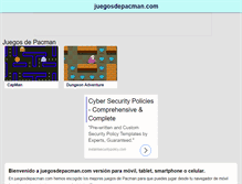 Tablet Screenshot of juegosdepacman.com